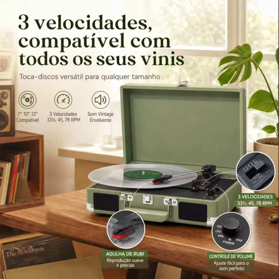 Toca Discos Vintage